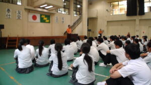 入所式での所長挨拶