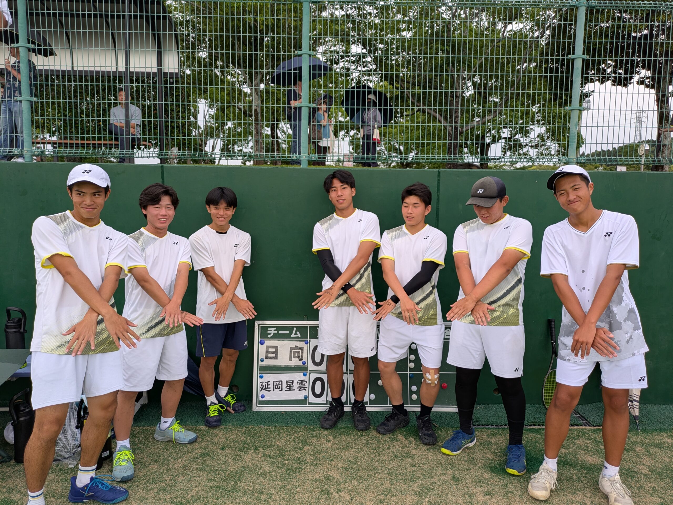 男子ソフトテニス部の写真